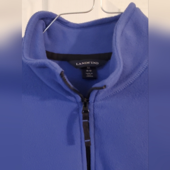 Lands End Quarter Zip lightweight fleece, Size 10-12 - Picture 2 of 4